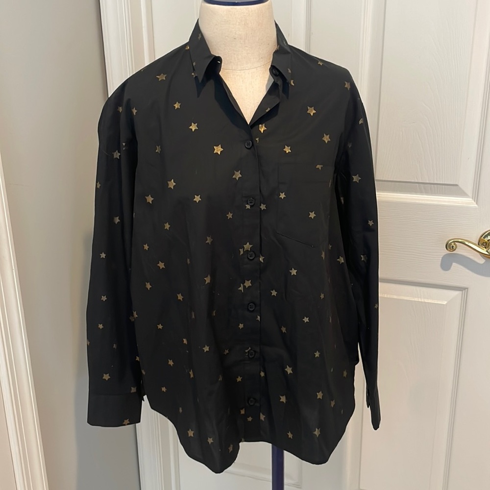 Madewell Button down star blouse